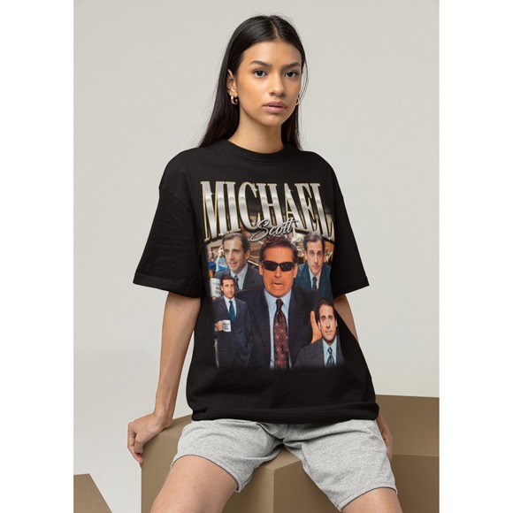 Michael Scott Collage Shirt - Picture 1 of 4